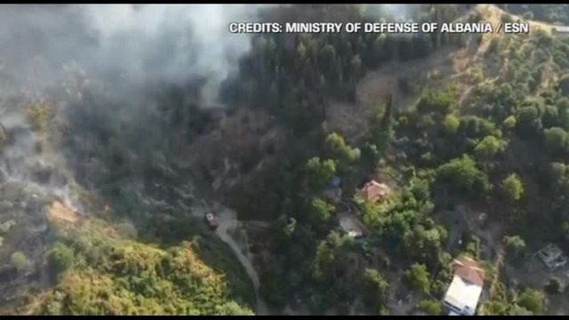 Albania, 28 incendi boschivi nelle ultime 24 ore