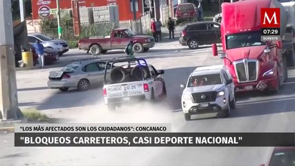 Concanaco Servytur señala que bloqueos carreteros se han convertido en deporte nacional