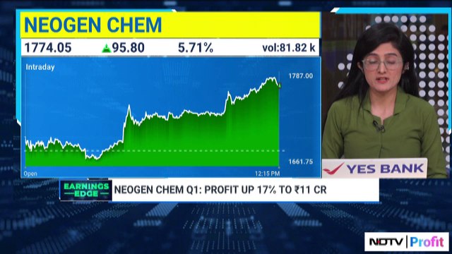 Neogen Chemicals Q1 Profit Rise On Lower Tax Rate | NDTV Profit