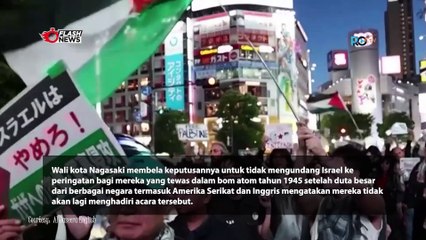 NAGASAKI TAK MAU MENGUNDANG ISRAEL KE PERINGATAN BOM ATOM