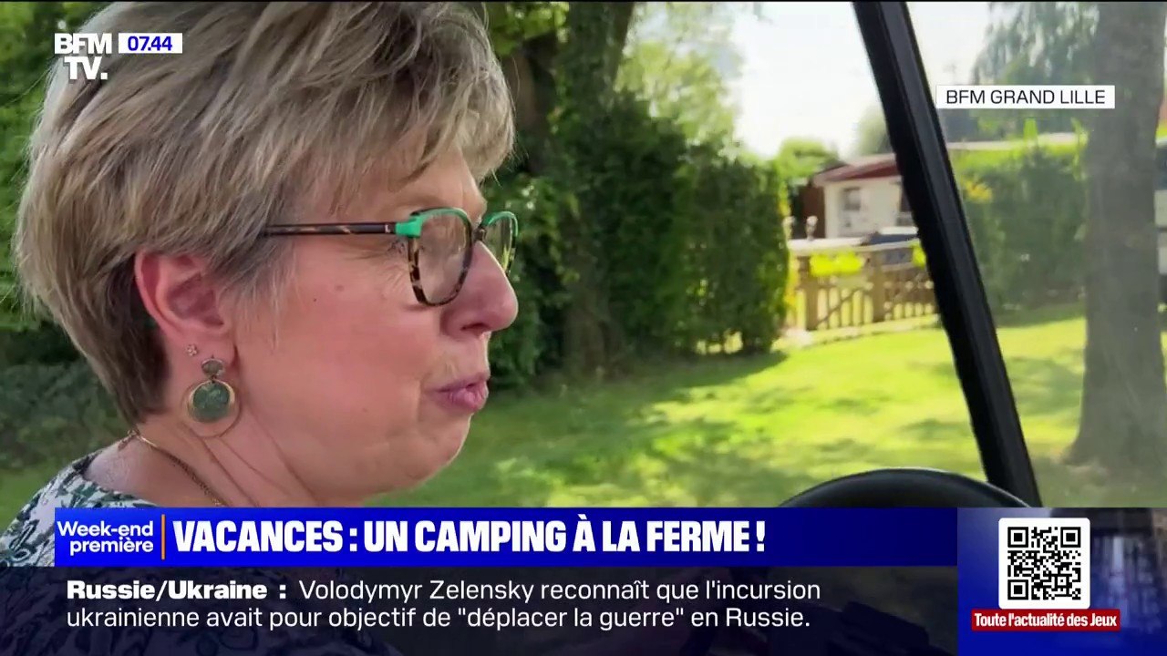 Ces vacanciers profitent d'un camping dans une exploitation agricole