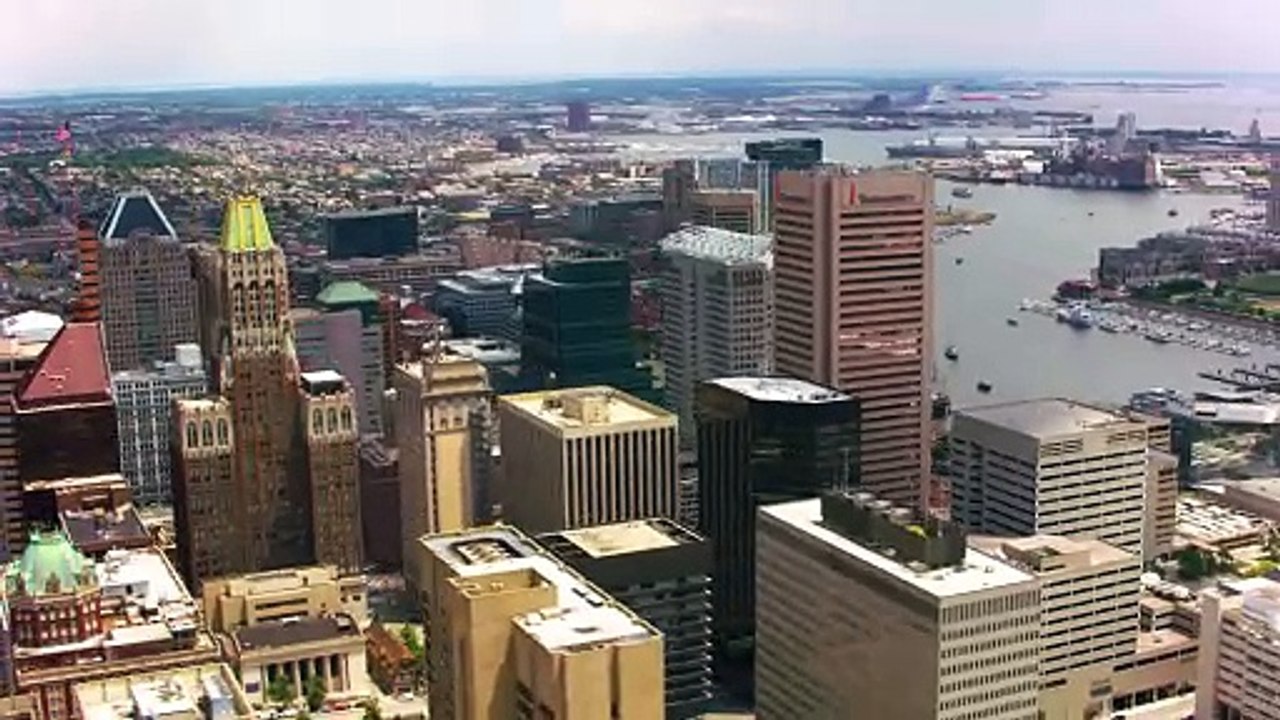 Flying over American Cities 8K 120 fps Ultra HD Drone Video _ 8K VISION