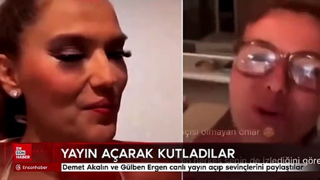 Demet Akalın ve Gülben Ergen canlı yayın açıp sevinçlerini paylaştılar