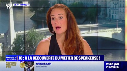 "Mon objectif, c'est de mettre un maximum d'ambiance": Élodie Bonnin est speakeuse dans les stades pour les JO