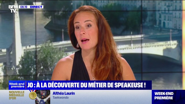 Mon objectif, c'est de mettre un maximum d'ambiance : Élodie Bonnin est speakeuse dans les stades pour les JO