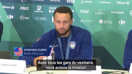 Paris 2024 - Curry : "Gagner l'or ? Encore mieux que tout ce que j'avais imaginé"
