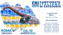NUOTO - Campionato Italiano di Categoria 2024 - 11/08/2024 Mattino