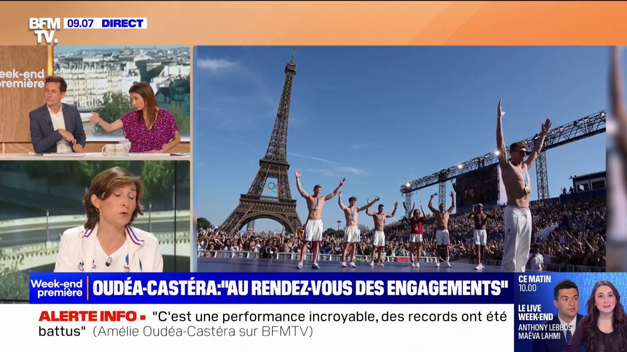 Jeux paralympiques: "Ils sont préparés avec la même détermination" déclare Amélie Oudéa-Castéra