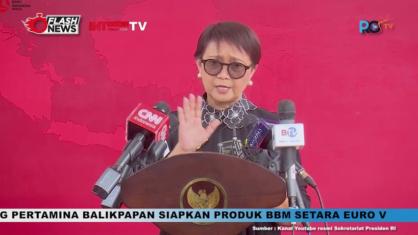 Ketpres Menlu Retno Marsudi Atas Pemberian Surat Surat Kepercayaan Dari Duta Besar