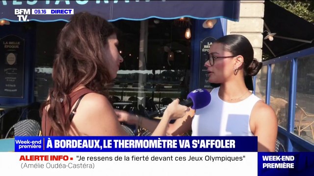 Marcher le moins possible, beaucoup s'hydrater : à Bordeaux, où le thermomètre pourrait dépasser les 40°C, ceux qui travaillent s'organisent pour résister à la chaleur