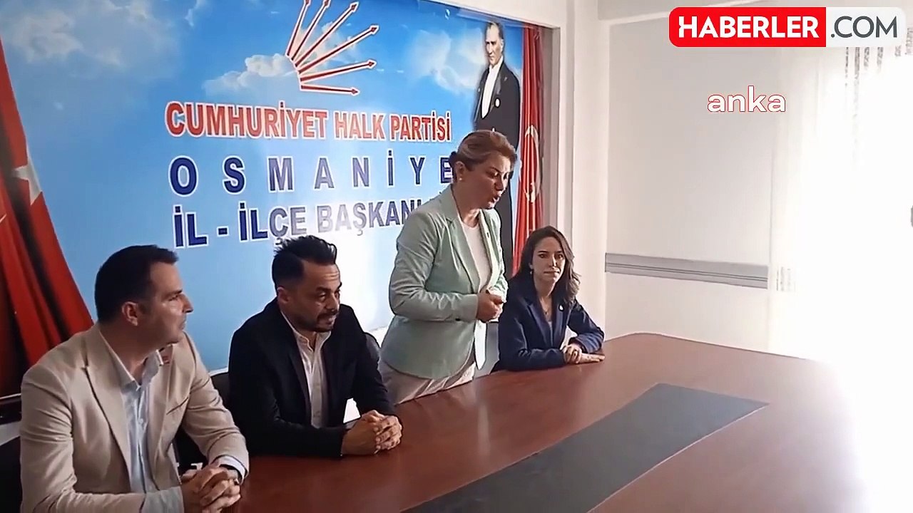 CHP Kadın Kolları Genel Başkanı Asu Kaya Osmaniye'de Partililerle Buluştu
