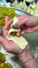 Samosa making process