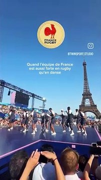 Les rugbyman de l'équipe de france son aussi bons en danse qu'en Rugby