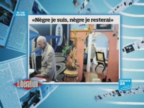 Umberto Bossi shouts at the media mogul