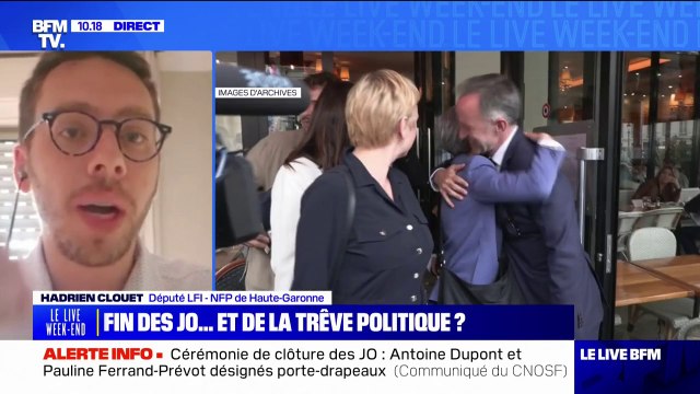 On ne peut pas faire comme si tout s'était très bien passé pour tout le monde : ➡ Hadrien Clouet, député LFI-NFP de Haute-Garonne, sur le bilan des Jeux