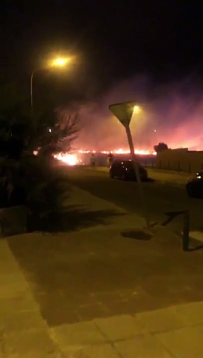 Incendio en el Polígono de Toledo