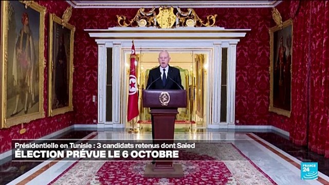 Tunisie: trois candidats dont le président sortant Kais Saied retenus pour la présidentielle