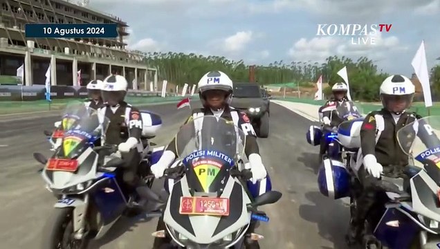 [FULL] Tiba di Istana IKN! Iring-Iringan Kirab Bendera Merah Putih & Teks Proklamasi Disambut Meriah