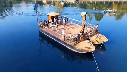Imbersago, il traghetto di Leonardo torna a navigare: il nocchiero ? il sindaco