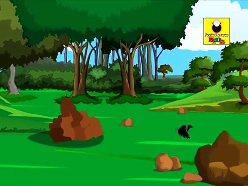 Thirsty Crow - English Story _ Moral Stories For Kids _ Panchatantra Tales in English