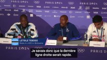 Paris 2024 - Tebogo revient la fin de course haletante du relais 4x400 m