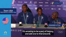 USA women honoured to be 'part of history' with 4x400m relay gold