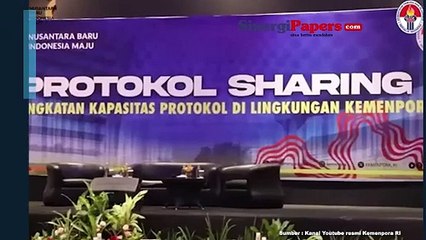 Tingkatkan Kapasitas SDM Keprotokolan, Kemenpora Gelar Protokol Sharing 2024