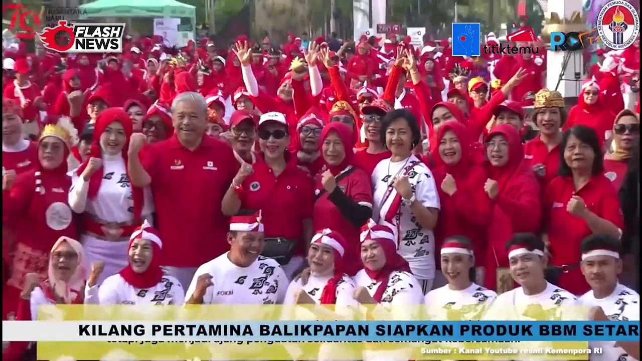 Kemenpora Peringati 6 Tahun Pemecahan Rekor Dunia Poco-Poco dengan Senam Bersama FOKBOI