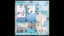 15X15 Home Plan 470