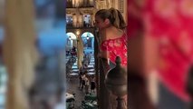 Elsa Pataky y Maxi Iglesias son sorprendidos por la tuna en Salamanca