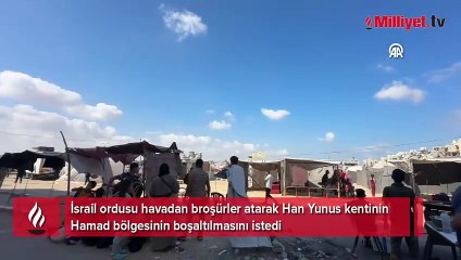 İsrail ordusu, Han Yunus kentinin Hamad bölgesinin boşaltılmasını istedi