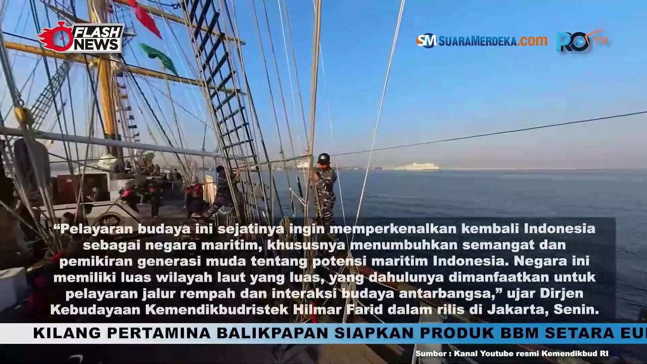 MBJR 2024 Sukes Susur Tujuh Titik Jalur Rempah Indonesia - Malaysia Bersama KRI Dewaruci