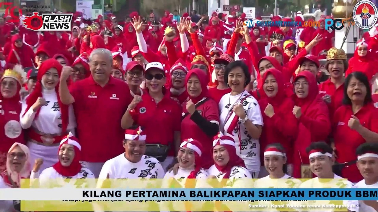 Kemenpora Peringati 6 Tahun Pemecahan Rekor Dunia Poco-Poco dengan Senam Bersama FOKBI