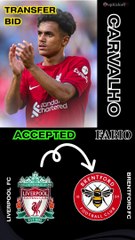 Liverpool Sell Fabio Carvalho to Brentford for £27.5m!