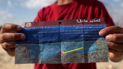 İsrail ordusu havadan broşürler atarak Han Yunus kentinin Hamad bölgesinin boşaltılmasını istedi