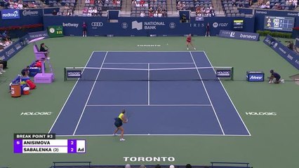 Download Video: Sabalenka stunned as she misses out on Toronto semis