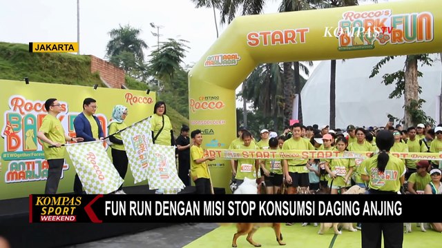 Bark Fun Run di Senayan, Edukasi Stop Konsumsi Daging Anjing Sambil Berolahraga
