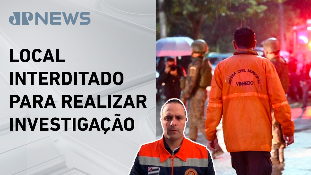 Capitão Farina explica processo de retirada de corpos em Vinhedo