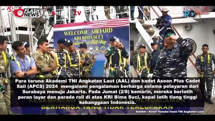 Taruna AAL dan Kadet APCS 2024 Hadapi Tantangan di KRI Bima Suci