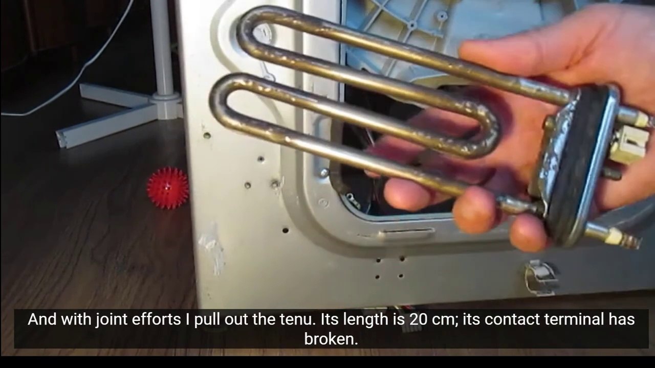 How to replace the heating element on a direct drive washing machine.