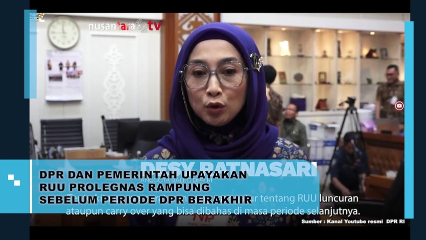 DPR RI Kejar Target, Selesaikan RUU Prolegnas Sebelum RAPBN 2025