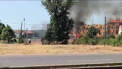 Incendio en San Andrés