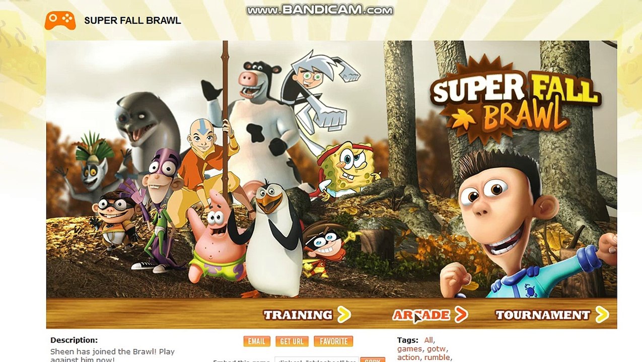 Super Fall Brawl - Sheen Vs. Danny Phantom