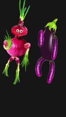 Vegetables dance videos 