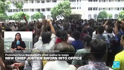 Bangladesh swears in new chief justice as old guard quit