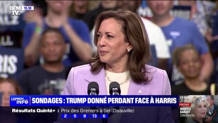 Tải video: Kamala Harris donnée gagnante face à Donald Trump dans trois États clés selon des sondages