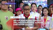 Sekjen PDIP Hasto Terkejut Airlangga Hartarto Mundur dari Ketum Golkar