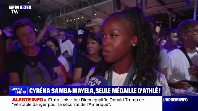 Cette médaille d'argent, elle vaut totalement l'or pour moi : Cyréna Samba-Mayela, médaillée d'argent sur le 100 mètres haies revient sur sa performance
