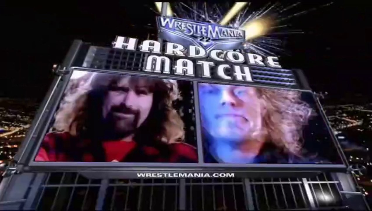 WWE WrestleMania 22 - Edge vs Mick Foley (Hardcore Match)