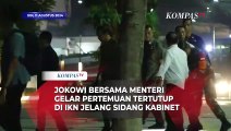 Momen Jokowi Bersama Menteri Gelar Pertemuan di IKN Jelang Sidang Kabinet Besok